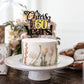 Rssta i Cake Topper Black Glitter 60th Birthday Decorations Sixty Years Old Model XM029