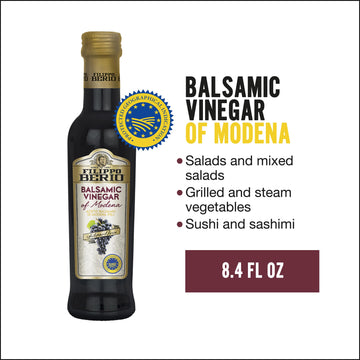 Filippo Berio Balsamic Vinegar Of Modena 8.4 Fl. Oz. Glass Bottle