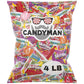 CANDYMAN Assorted Candy Variety Pack 4lbs of Pinata Stuffers  Bulk Candy for Party Favors Goodie Bags for Birthday Party  Candies in Bulk Individually Wrapped