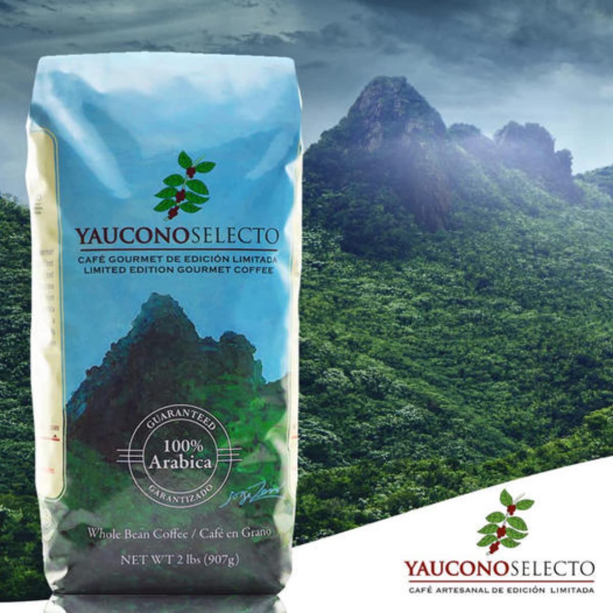 Yaucono Selecto Limited Edition Gourmet Whole Bean Coffee Bag, 2 Pound (Pack Of 3)