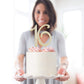 Crystal Creations 16 Cake Topper - Premium Gold Metal with Rhinestones - 1 Count