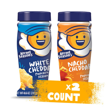 Kernel Season'S Popcorn Seasoning, Cheddar Variety Pack, 8.5 Ounce (Pack Of 2)