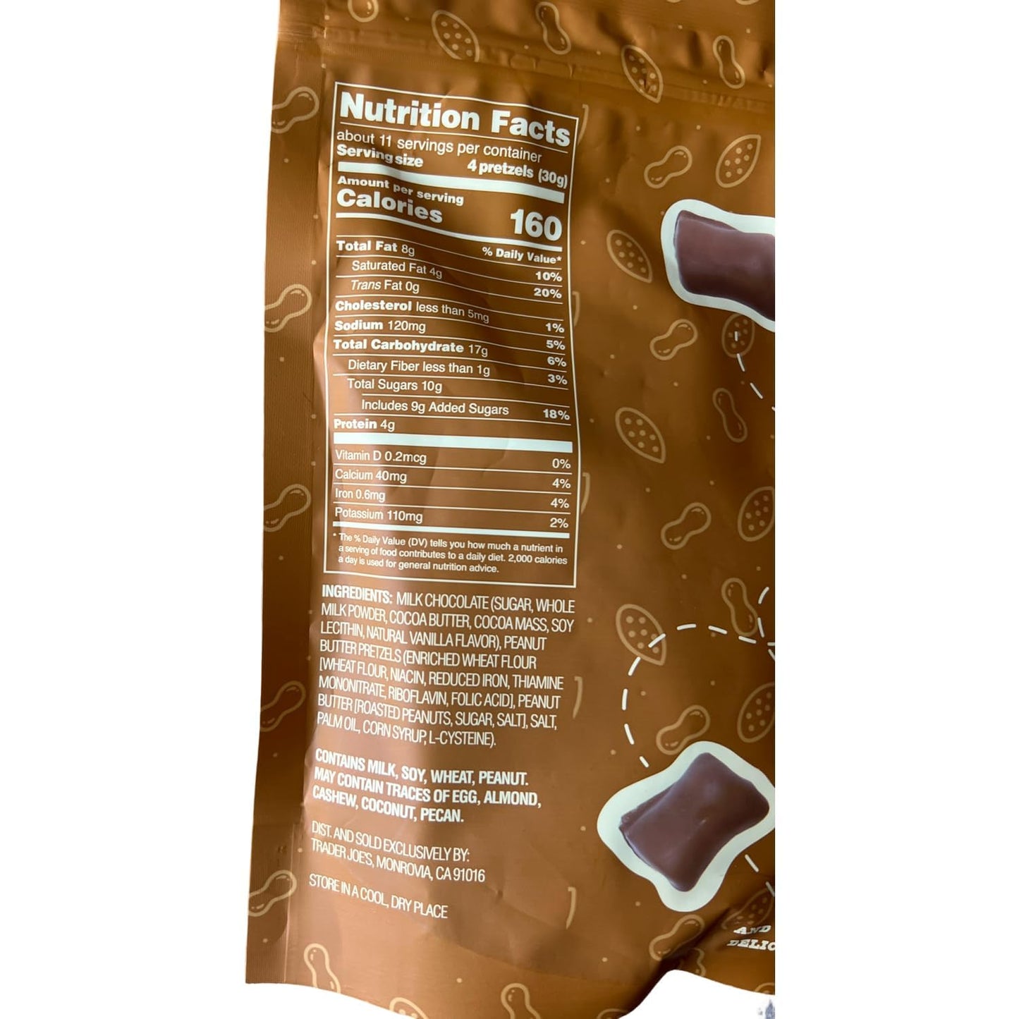 Milk Chocolate Covered Peanut Butter Pretzels, 12 oz