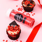 Sweet Spell Red Heart Sprinkles - Edible Valentine Heart Sprinkles For Cake Decorations 3.5Oz