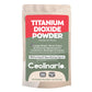 Coolinario Titanium Dioxide Powder (4 Oz) Food Grade Whitening & Opacifying Agent for Confections, Beverages & Sauces | Creates 