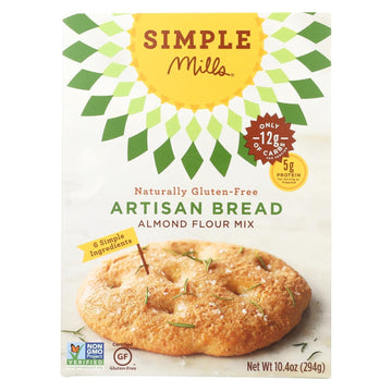 Simple Mills Almond Flour Artisan Bread Mix, 9.4 Ounce - 6 per case.