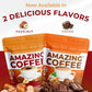 Superfoods Company Instant French Roast Coffee with Adaptogenic Mushrooms, Hazelnut Flavor, 8.47 Ounce