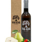 Viva Oliva White Balsamic Vinegar, Cranberry Pear, 375ml (12.7oz), Premium Quality, 100% Natural, Barrel Aged from Modena, Italy