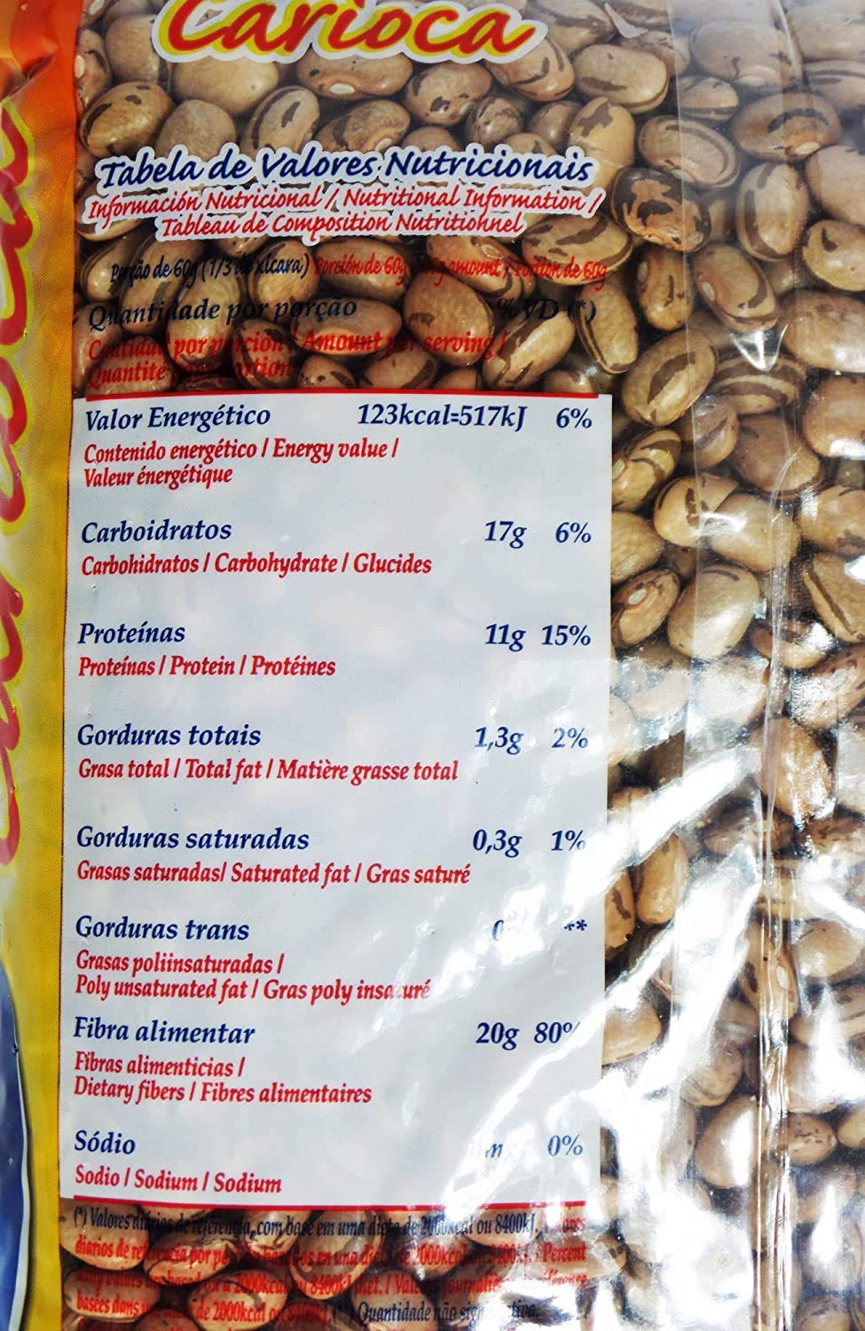 Camil - Pinto Bean - 35.27 Oz | Feijo Carioca - 1Kg