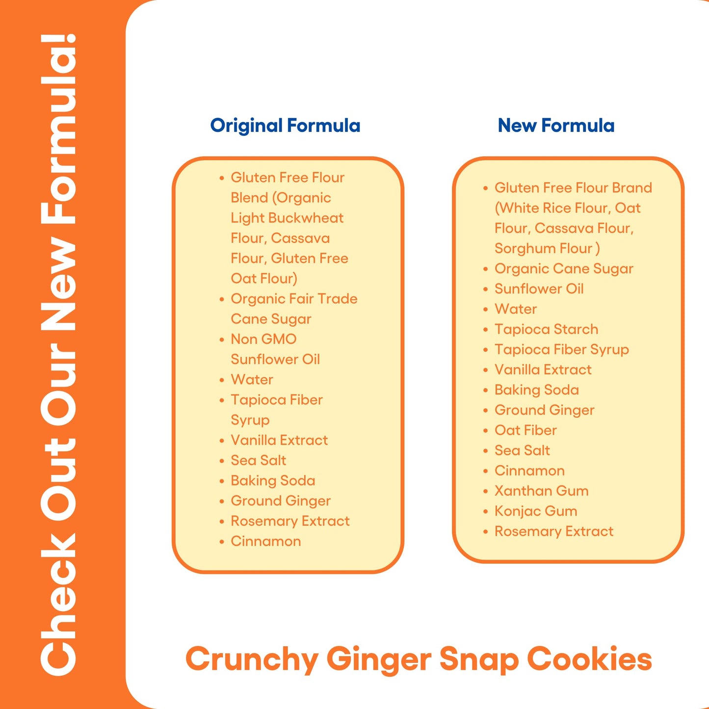 Partake Foods Gluten Free Ginger Snap Crunchy Cookies - Vegan - Free From the Top 9 Allergens Including Dairy, Wheat, Soy, Eggs,