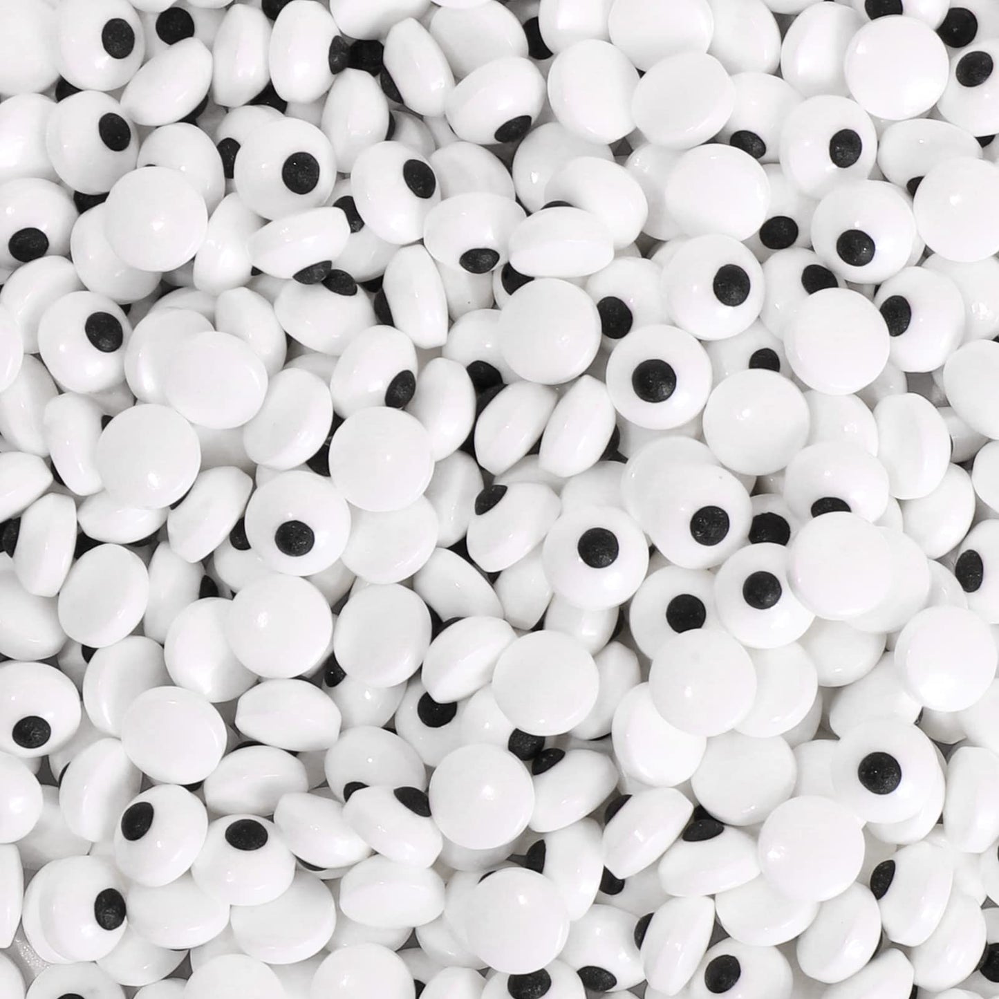 EPHVODI Candy Eyes for Decorating - Edible Small Eyeballs, Halloween Sprinkles, 1cm Size, Perfect for Cakes and Cupcakes
