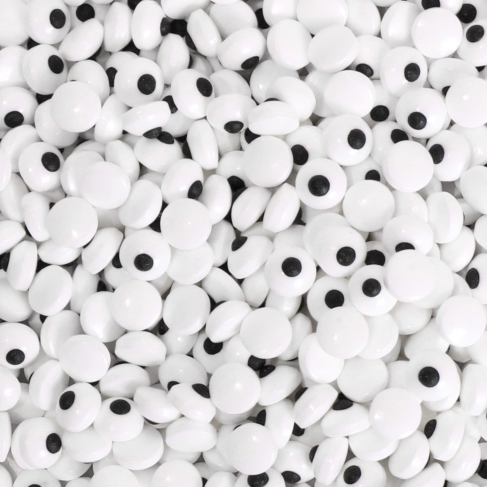 EPHVODI Candy Eyes for Decorating - Edible Small Eyeballs, Halloween Sprinkles, 1cm Size, Perfect for Cakes and Cupcakes