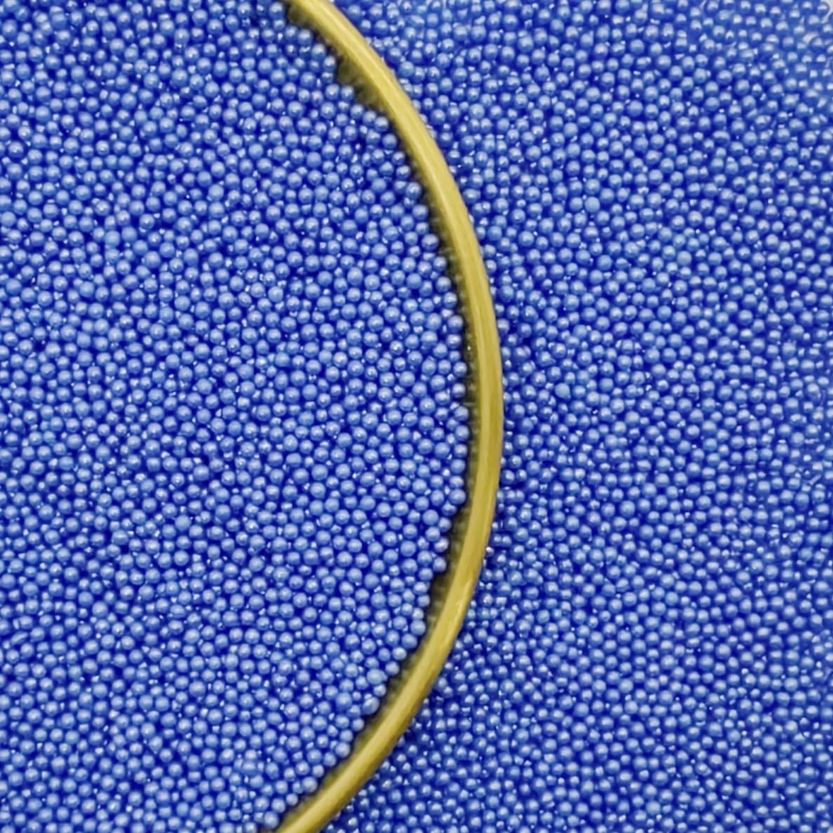 Edible Royal Blue Sprinkles Candy 2mm Mini Pearls Cake Decorations Cupcake Toppers Cookie Decorating Perfect for Wedding Party V