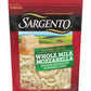 Sargento Natural Whole Milk Mozzarella Shredded Cheese, Traditional Cut, 8 oz