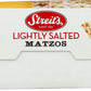 Streits, Matzos Lightly Salted, 11 Ounce