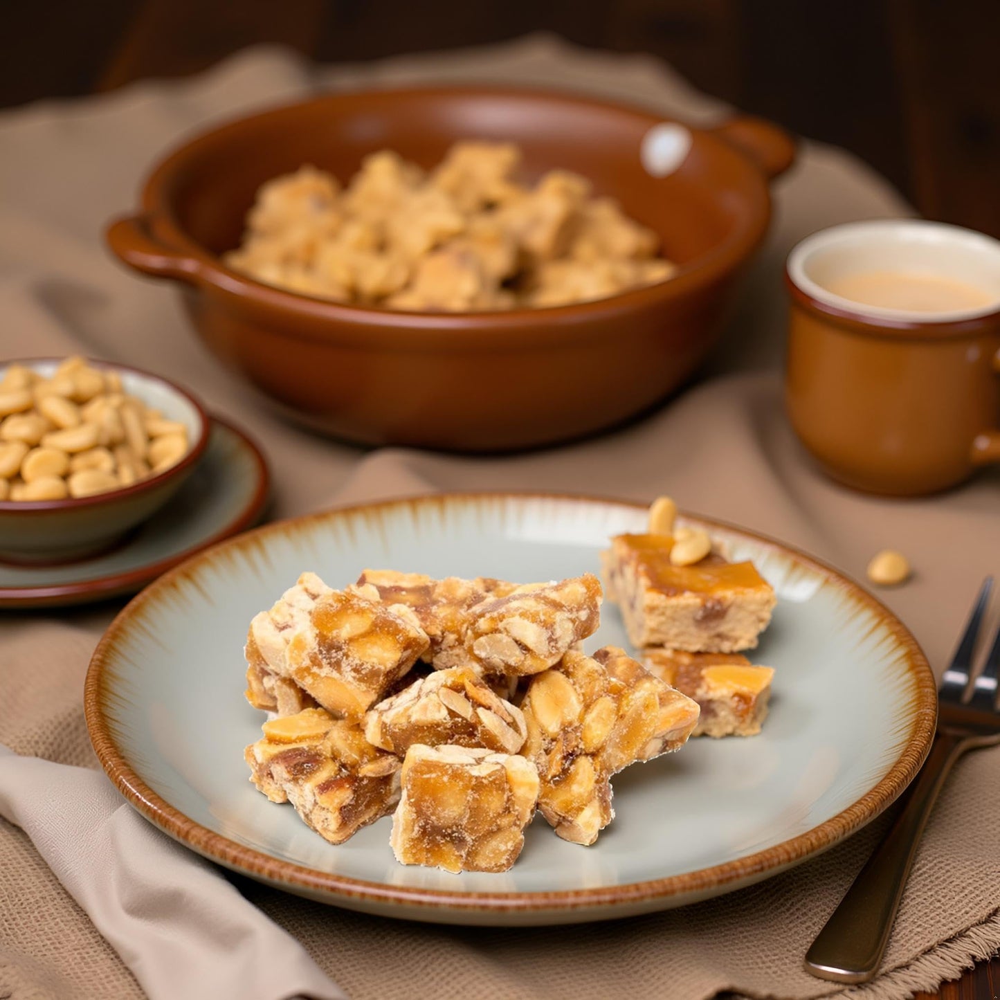 Nuts To You Old Fashioned Peanut Squares, Peanut Crunch, All Natural Ingredients, 1 Pound