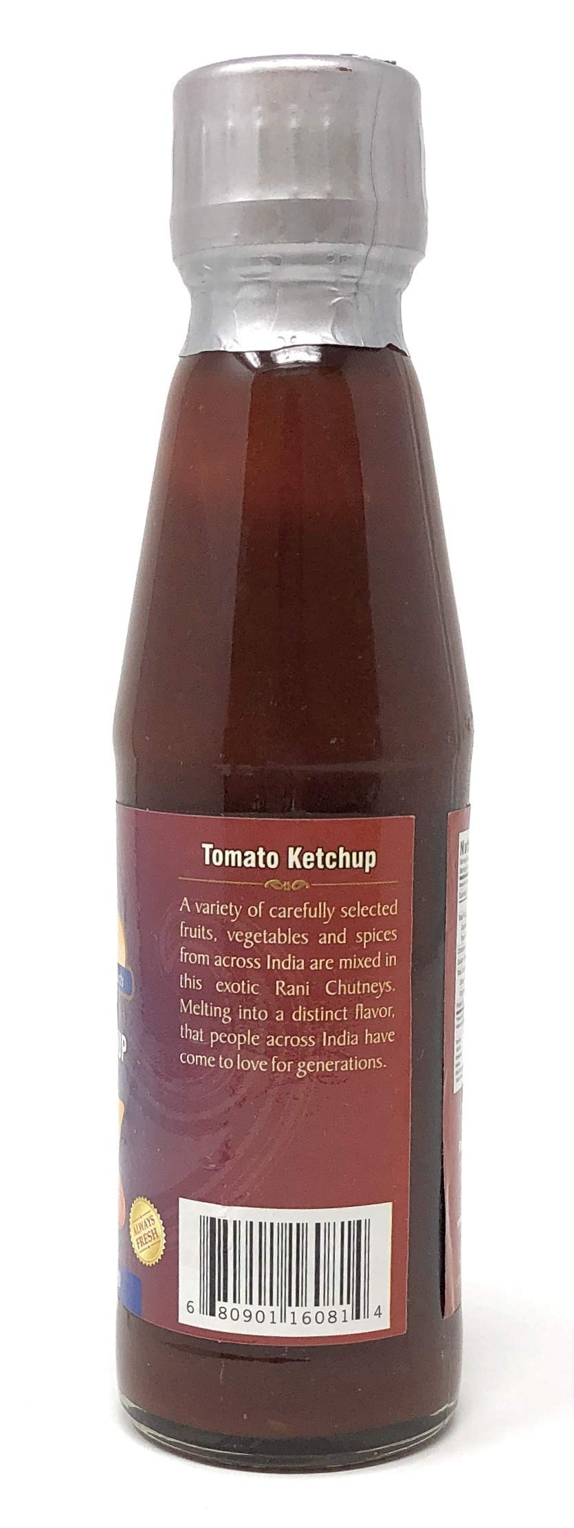 Rani Tomato Ketchup Sauce 7Oz (200G) Glass Jar, Vegan ~ Gluten Free | Non-Gmo | No Colors | Indian Origin (Tomato Ketchup)