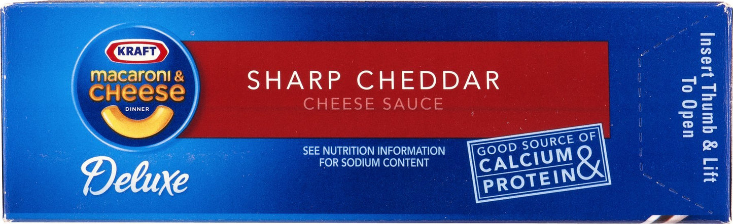 Kraft Deluxe Sharp Cheddar Macaroni & Cheese Dinner (14 oz Box)