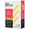 Fiber Gourmet Pasta - Light Penne Pasta - Low Net Carb  Fiber-Rich  Low Calorie  Healthy Pasta - Made in Italy  Kosher  Vegan  Non-GMO - 8 Oz  Pack of 6