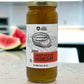 Laras Sweet Pickled Watermelon Rind - Gourmet Pickles in 20oz Glass Jar, 1.25 lb Pack