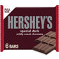 HERSHEYS SPECIAL DARK Mildly Sweet Chocolate Candy Bars, 1.45 oz (6 Count)