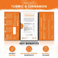 Nutra Tea - Turmeric & Cinnamon Tea - 20 Tea Bags - Herbal Tea