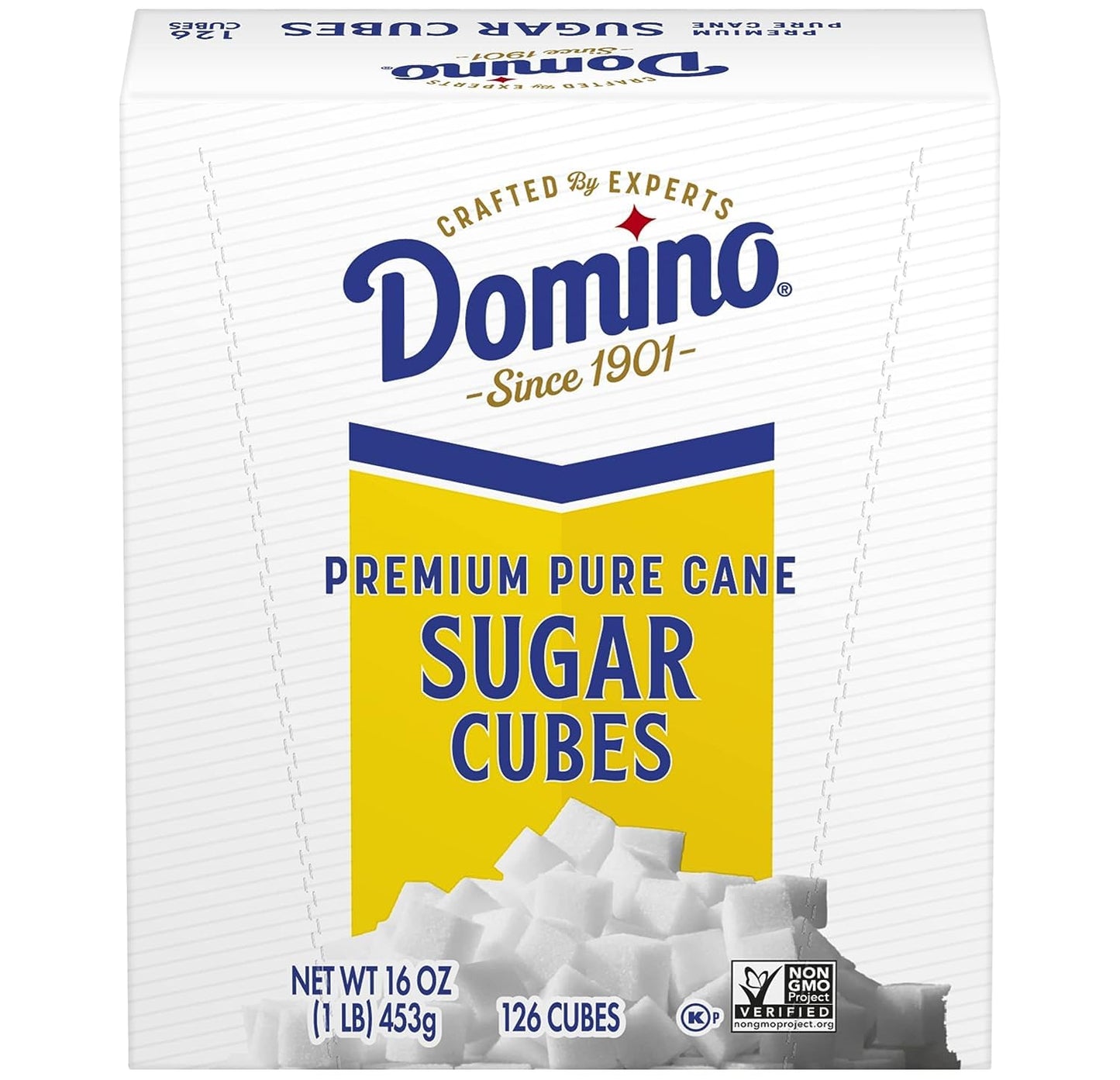 Domino Sugar Cube Dots - 1-Pound Pack of 12, Convenient for Beverages and Desserts, Model 82067