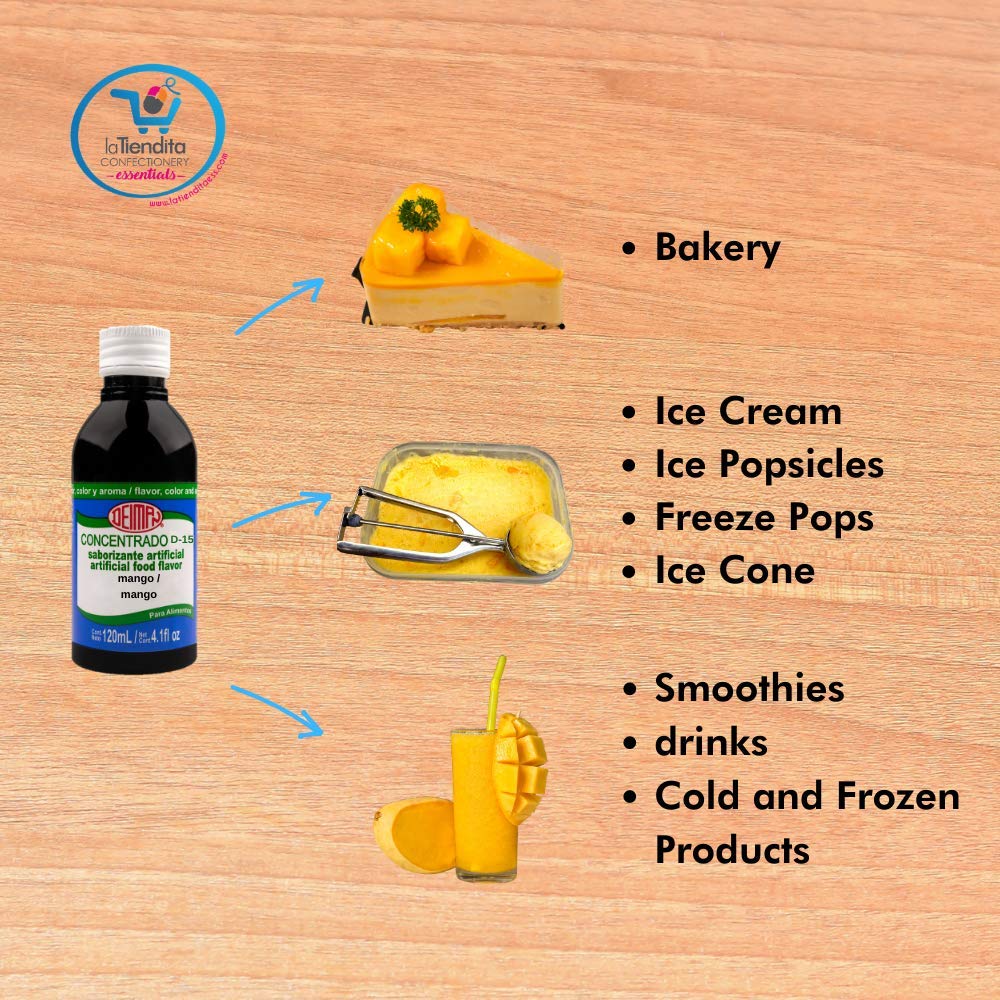 Deiman Artificial Food Flavoring Mango C (4 Fl.Oz.)