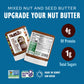 NuttZo Keto Dark Chocolate Nut Butter, Crunchy Coconut & 7 Nuts Blend, 12oz Jar (Pack of 6), Vegan, Kosher, 1g Sugar, 3g