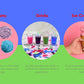 Pixie Dust Dye-Free Food Coloring Powder Set - Plant-Based, Kosher, 4 Colors - 0.35 oz Each, Total 1.4 oz