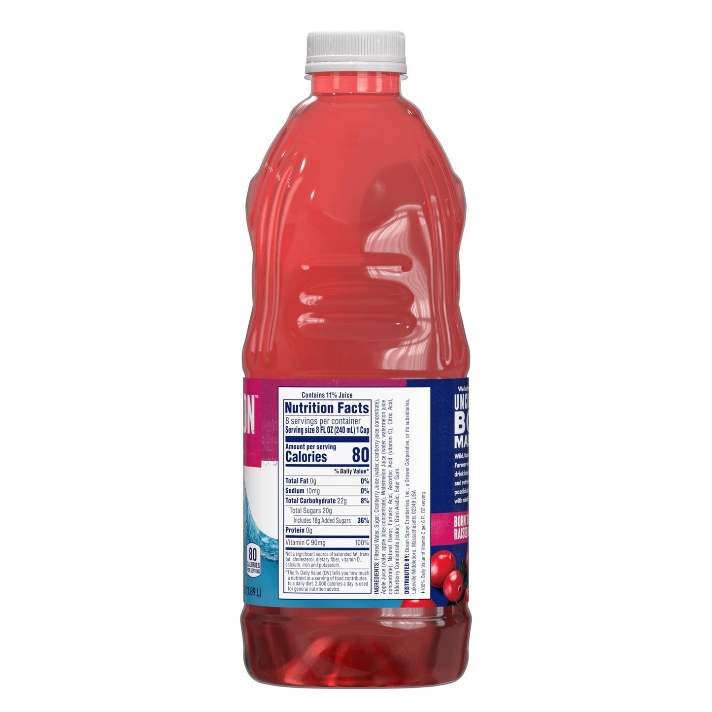 Ocean Spray Juice Drink, Cran-Watermelon, 64 Oz Bottles (Pack of 8)
