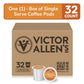 Victor Allens Coffee Pumpkin Spice Flavored Medium Roast Single Serve Coffee Pods, 32 Count, Brown, for Keurig K-Cup malt-inspired