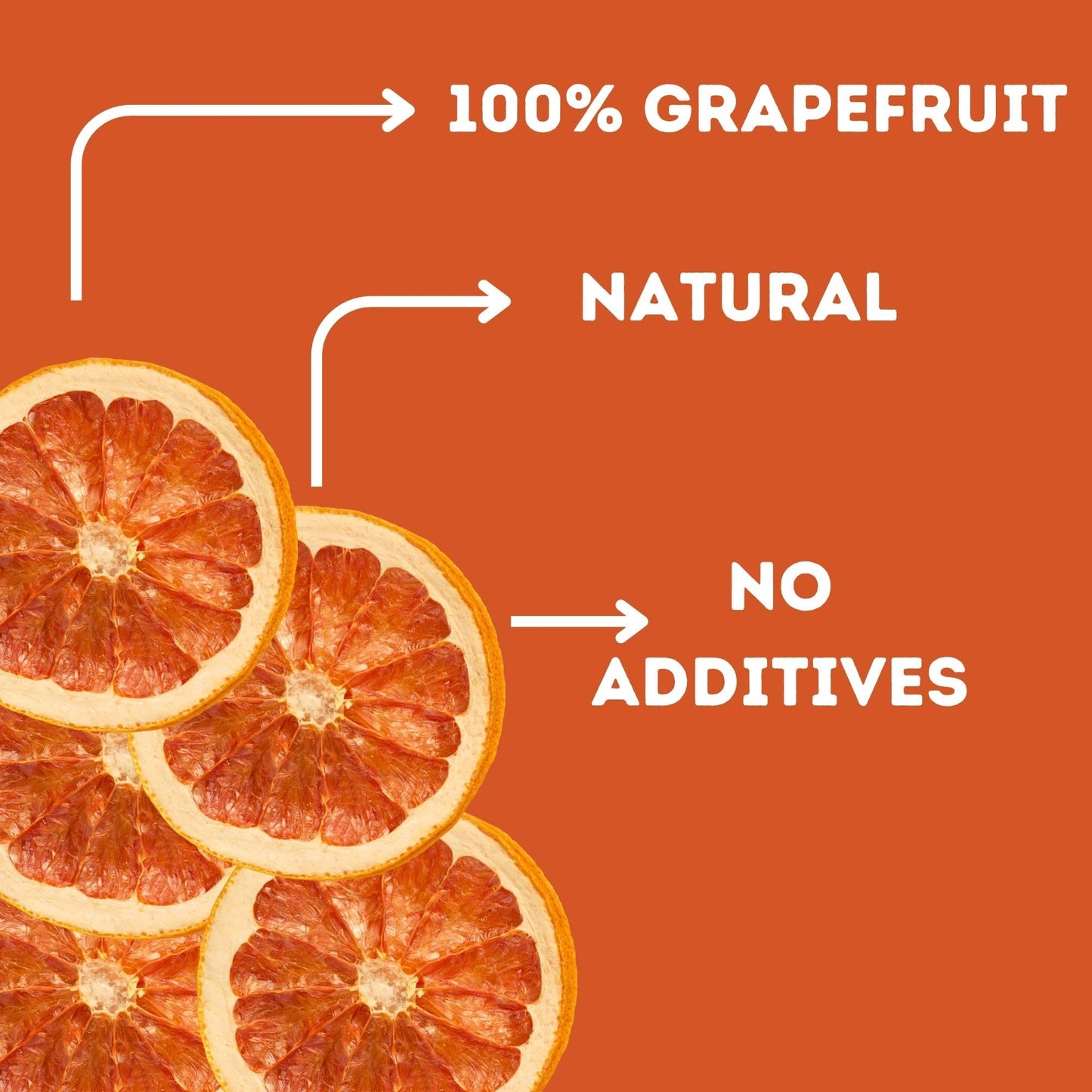 Dehydrated Grapefruit Slices,Dried Grapefruit Slices By Cokcerez 3.5 Oz(100 Gr)