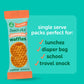 Beech-Nut Toddler Snacks Jammin Waffles With Fruit Filling For Babies & Toddlers, Peach Mango, 10 Boxes (50 Individually Wrapped Packs)