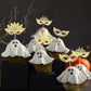 24Pcs Masquerade Masks Cupcake Toppers Gold Glitter Mask Cupcake Picks For Masquerade Mardi Gras Party Baby Shower Birthday Wedd