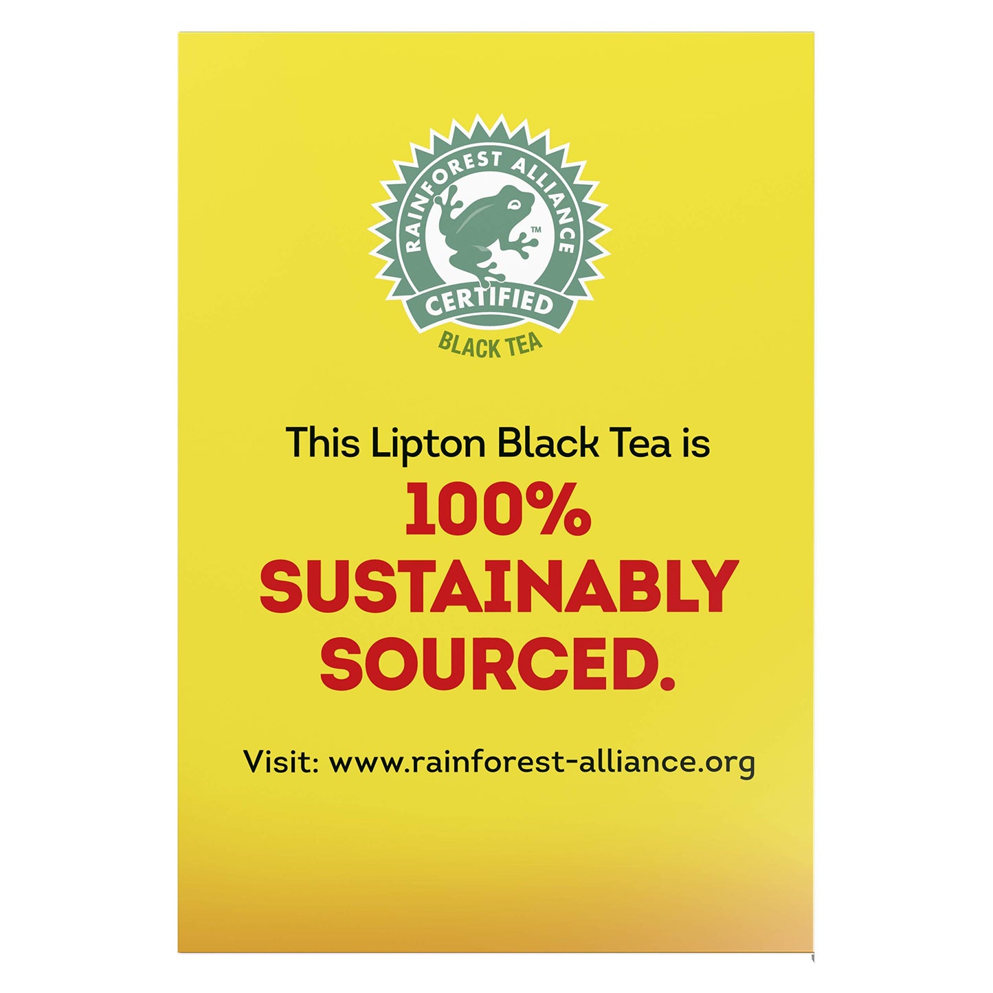Lipton Sweet Iced Tea Bags Made With Tea Leaves Sourced From Rainforest Alliance Certified Farms, 3 Gallon, Pack Of 16