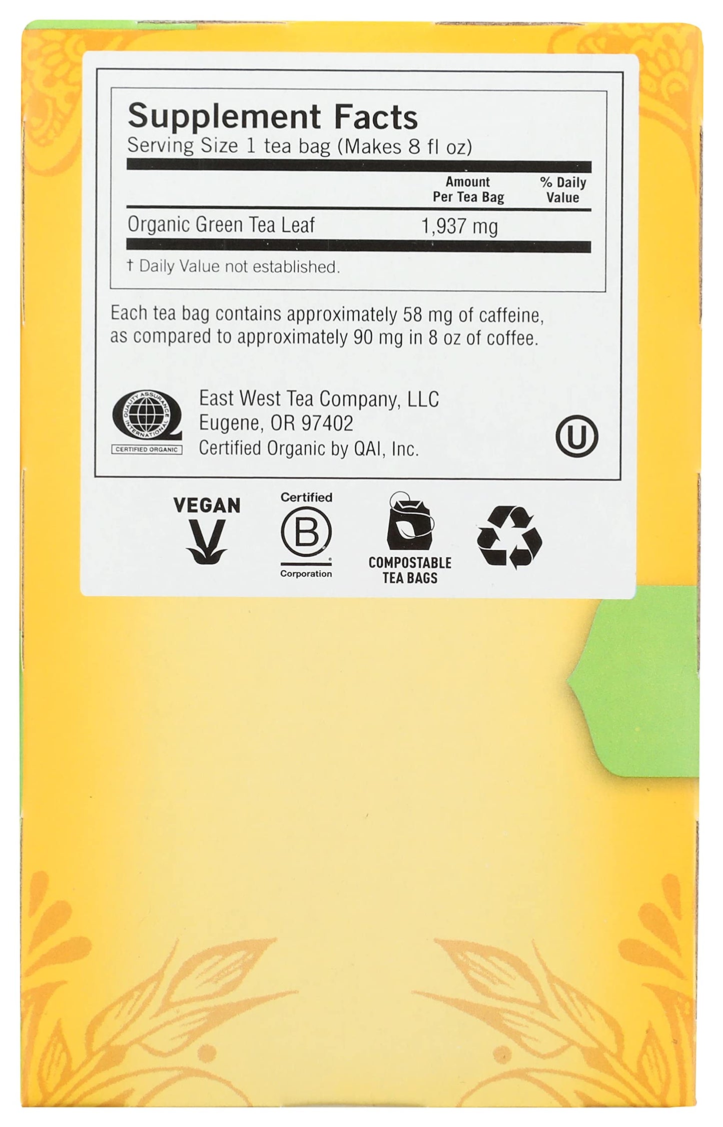 Yogi Tea, Green Tea Pure Green, 16 Count