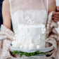 Hatcher Lee Cake Topper 60 & Fabulous, Silver Crystal Rhinestone, 60th Birthday or Anniversary Decoration, Model HCL-026