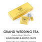 Twg Tea | Grand Wedding Tea | Black Tea | Sunflowers And Exotic Fruits | 15 Hand Sewn Cotton Tea Bags | Gift Set