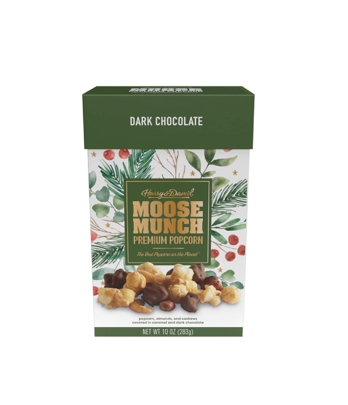 Harry & David Moose Munch Top-Grade Popcorn Box - Dark Chocolate  10 Oz