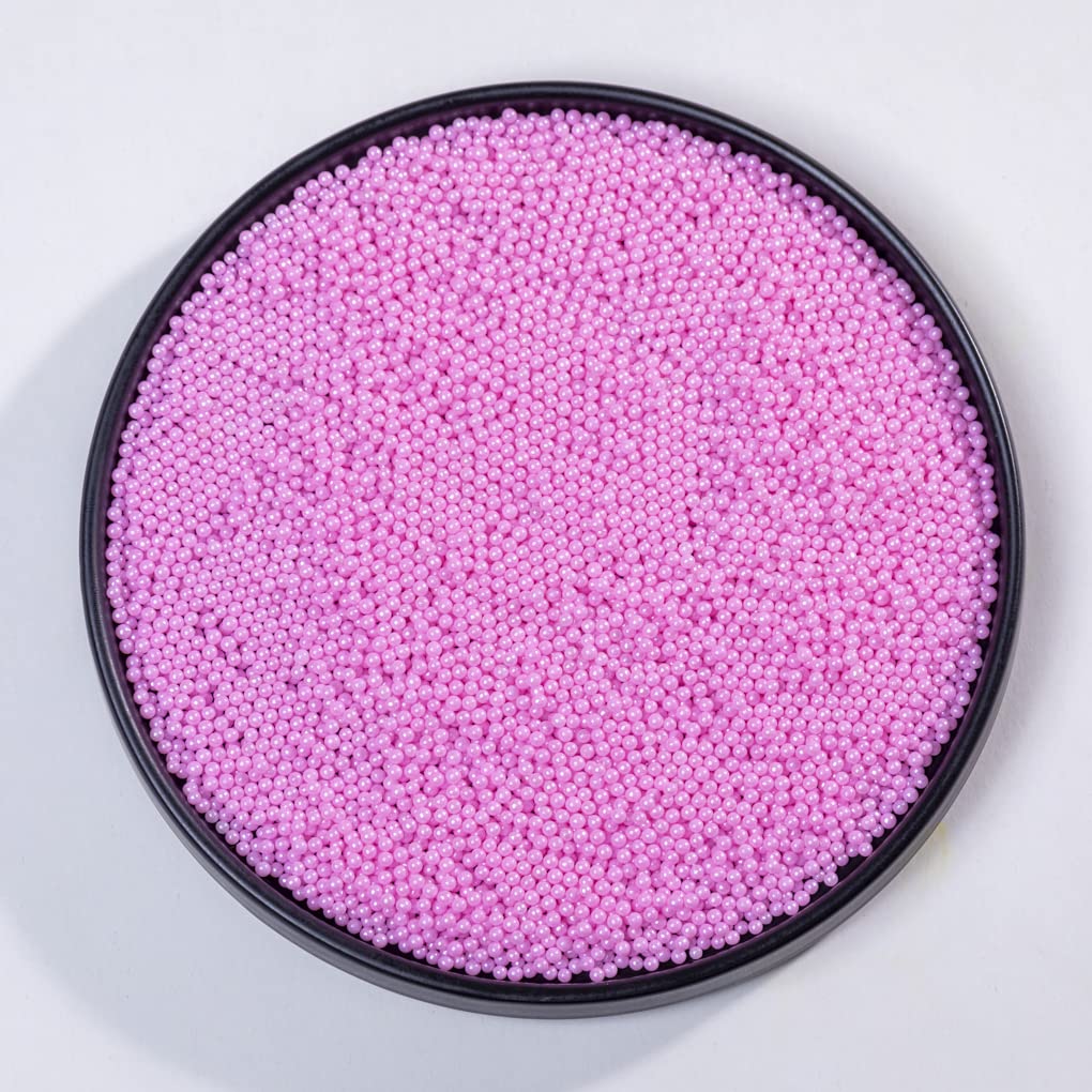 Pink Sprinkles 130g/4.6oz Edible Pearl sprinkles for Cake Decorations,Christmas Cake Dessert Sprinkles,Cookie sprinkles,Sugar Pe