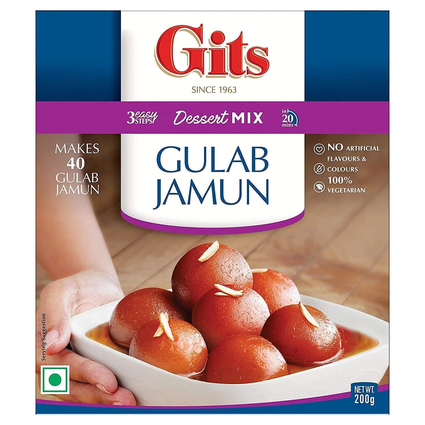 Comlinks LLC Gits Instant Mix - 600gm (Pack of 3 x 200gm) | Vegetarian Ready to Cook Indian Meal, No Artificial Additives