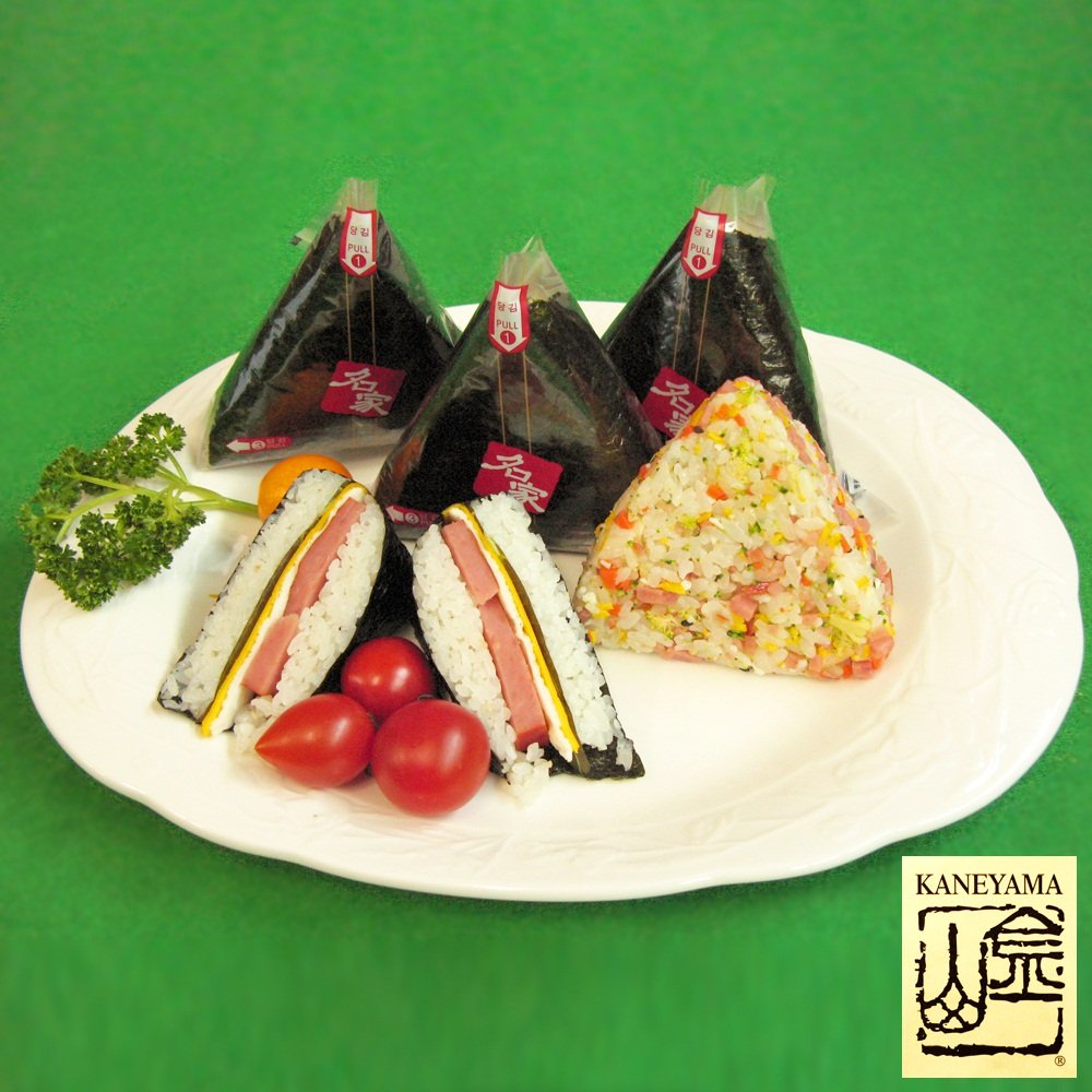 Kaneyama Sea  Wrappers for Onigiri Rice Balls, 50 Sheets with Mold, Pack of 1