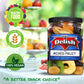 Dried Mixed Fruit With Prunes By It'S Delish, 2 Lbs (32 Oz) Jumbo Container | Snack Mix Of Prunes, Apricots, Plums, Apple Rings,