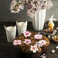 Fyeoxle Edible Cherry Blossoms Cupcake Toppers, 70PCS Wafer Paper Flowers, 1.7 x 1.9 inches, Pink, Baby Shower & Birthday Party Decor