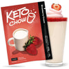 Keto Chow Meal Replacement Shake Powder, Strawberry Cream, 1.4 Ounce, Dairy Free, Low Carb, Protein Rich