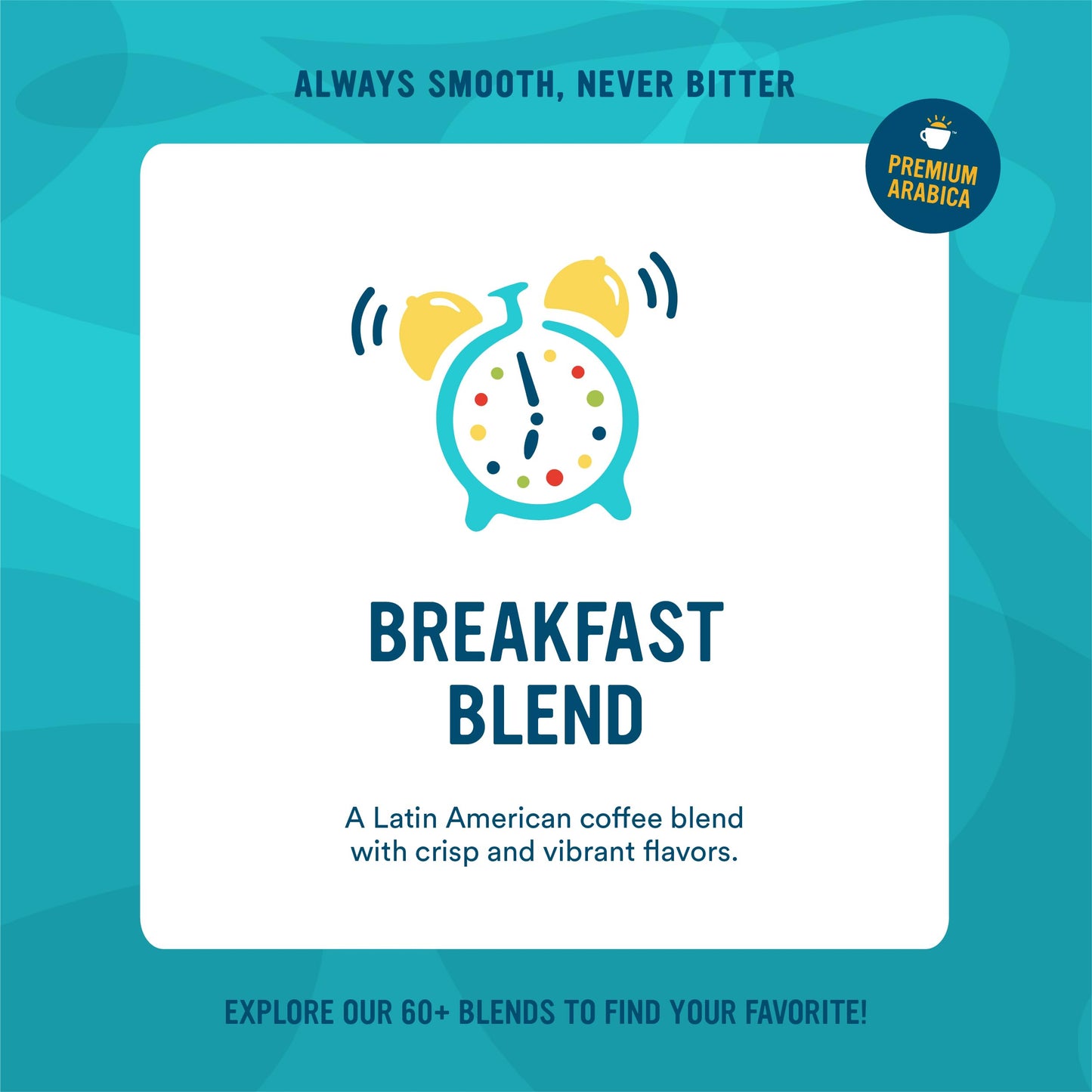 Camerons Coffee Breakfast Blend Ground Coffee, 64 Ounce, Pack of 1
