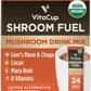 VitaCup Mushroom Coffee Alternative Packets, Cacao & Cinnamon, 24 Count