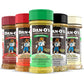 Dan-Os 5 Bottle Seasoning Set, Includes Original, Spicy, Chipotle, Crunchy, and Cheesoning, 16.6 Ounce, Sugar Free, Zero Calorie
