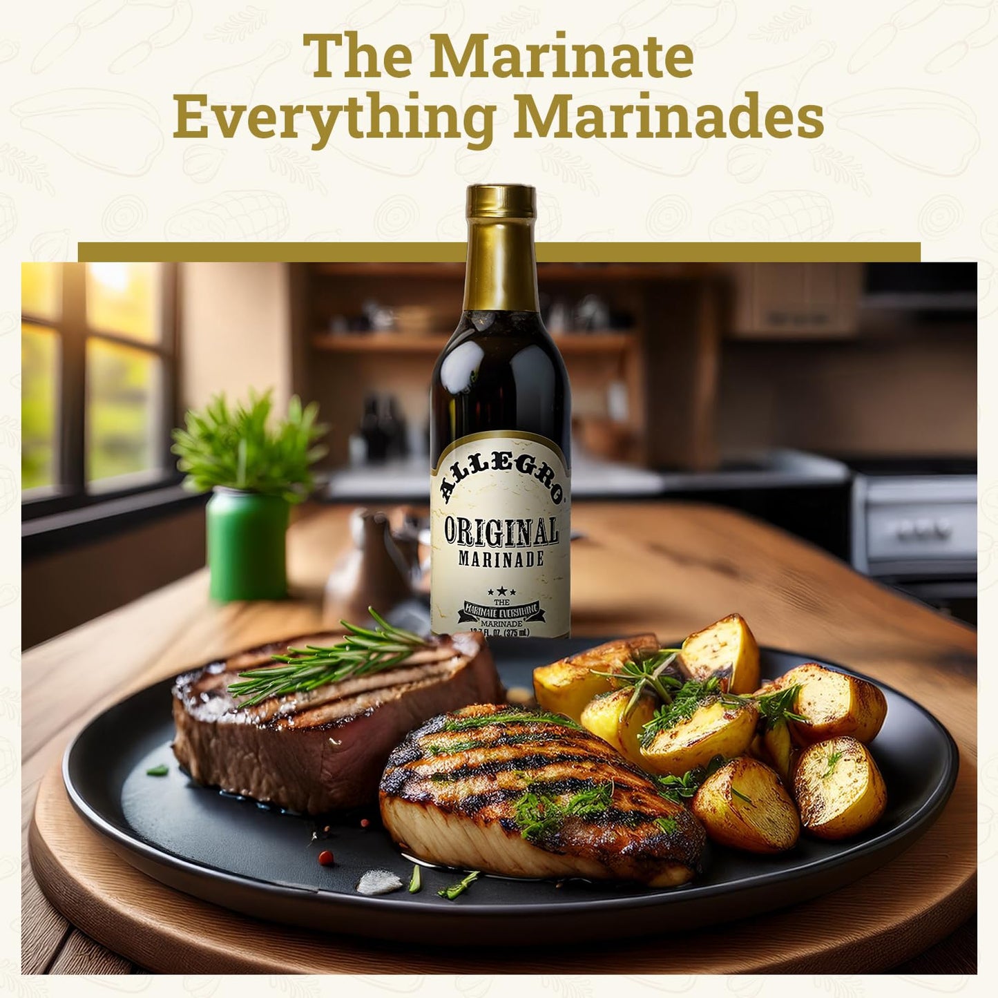 ALLEGRO - The Marinate Everything Marinades | Perfect Marinades for Meat & Veggies | Marinade for Grilling, Roasting & Cooking |
